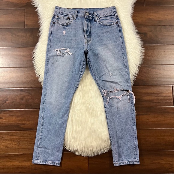 Levi's Size 29 Can't Touch This 501 Skinny Denim Jeans Used. - Picture 1 of 10